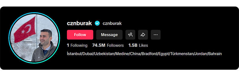 CZN Burak on TikTok
