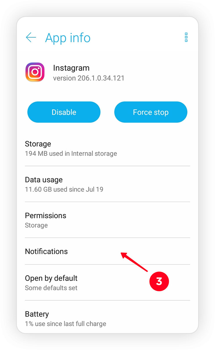 How to turn OFF/ON Instagram Notifications