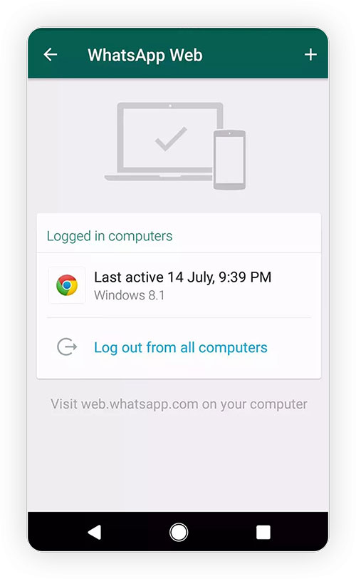 how to unlink whatsapp from other devices